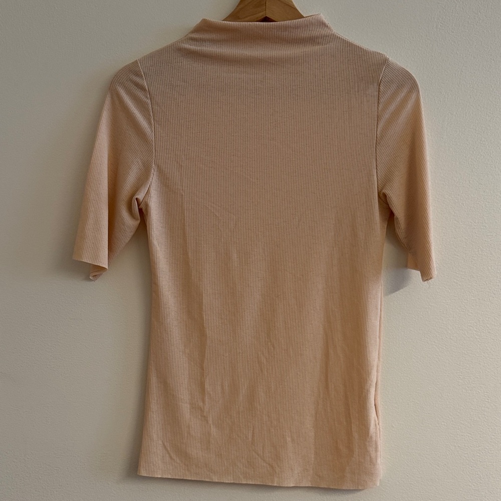 Women's Mock Neck Ribbed Top